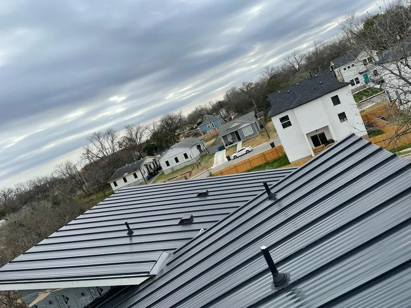 Standing seam metal roof panels with vents for Skylight Repair in O'Hara